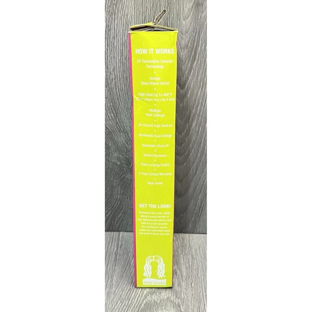 Bed Head TIGI Wave Artist Ceramic Deep Waver Tourmaline Massive Shine Purple